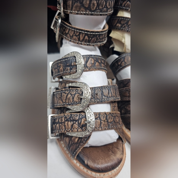 ***$OLD***Free Bird Brooklynn Vintage Croco Sandals Size 7 NIB - Picture 13 of 17